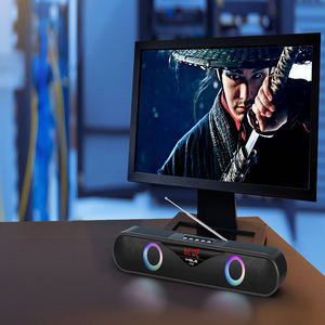 Barre de son OEM puissante 10 W avec <span class=keywords><strong>écran</strong></span> lumineux RGB, basses stéréo, haut-parleur portable sans fil Bluetooth, prise en charge USB/TF/FM, actif - Product Image 2