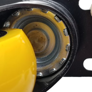 Sanjang मजबूत असर क्षमता नारंगी यूनिवर्सल फ्लैट 4 इंच औद्योगिक ट्रॉली व्हील - Product Image 6