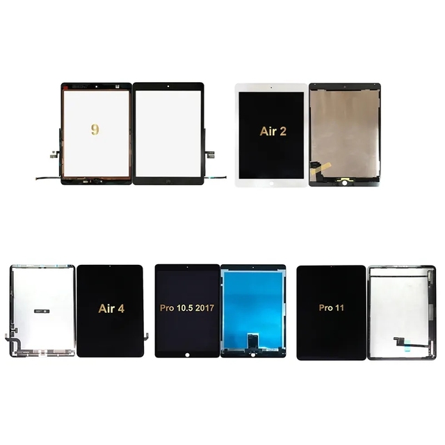 Hot Selling LCD Touch Display Digitizer Assembly for iPad Pro 11 Gen.1/2/3/4 Replacement Screen for iPad Air 4/5 for iPad 7/8/9