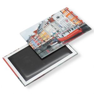 Autocollant magnétique de haute qualité, souvenir touristique, aimants 2D en aluminium pour réfrigérateur - Product Image 3