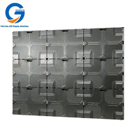 Module d'affichage LED de haute qualité pour intérieur, 640*640mm 640*480mm, boîtier vide en aluminium moulé sous pression, panneau d'affichage numérique LED