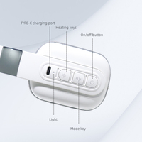Masajeador Eléctrico Multifunción para Cuello con Calor, Masajeador de Hombros, Alivio del Dolor Muscular, para Oficina, Hogar y Auto