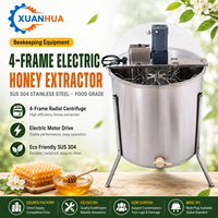 Extracteur de miel en acier inoxydable, séparateur centrifuge électrique pour l'apiculture et la récolte du miel