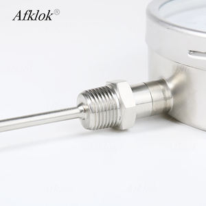 工業用バイメタル温度計0-250 ℃ 大型150mmダイヤル4 \ "ステム1/2 \" NPT 1/4 \ "NPTスレッドIP65防水OEM ODM - Product Image 3