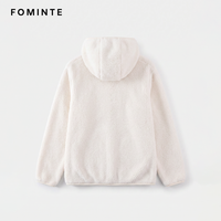 Veste Sherpa d'hiver pour homme, veste en polaire à capuche chaude, fermeture éclair intégrale, manteau décontracté d'extérieur, logo personnalisé brodé, couleur unie, OEM