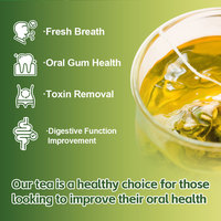 Thé aux herbes aromatisé NutriCha pour éliminer les toxines et la mauvaise haleine, avec des ingrédients naturels, sachets de thé, durée de conservation de 2 ans