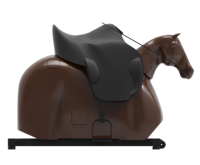 Simulateur d'équitation électrique pour centre de fitness, équipement d'entraînement complet du corps, simulateur de cheval d'équitation en acier