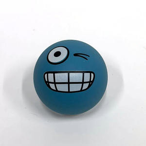 Nueva Venta caliente cara sonriente Rosa Bola de alto rebote alta calidad logotipo personalizado Pinky Ball - Product Image 4