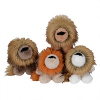 Porte-clés en peluche lion mignon, breloque de sac en peluche douce, jouet en peluche, cadeau, pendentif