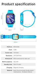 Nuovissimo Orologio per <span class=keywords><strong>Bambini</strong></span> M003 Multifunzionale con Pedometro, Musica, Storie, Apprendimento, Puzzle e Sveglia - Product Image 6