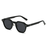 Lunettes de soleil polarisées pour femmes hommes TR90 carré polygone Vintage lunettes de soleil avec cadre épais marque de luxe Design rétro lunettes