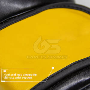 Guantes de boxeo profesionales de cuero genuino de alta calidad Guantes de cuero de vaca con logotipo personalizado Característica impermeable Mejor venta - Product Image 6