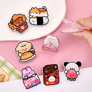 Bán Buôn Văn Phòng Phẩm Trường Nguồn Cung Cấp Văn Phòng Bàn Phụ Kiện Động Vật Thiết Kế Màu Sắc Khác Nhau Bookmark Kế Hoạch Clip Acrylic Giấy Clip - Product Image 2