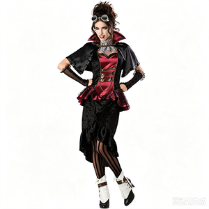 Conjunto de Disfraces de Cosplay para Adultos, Estilo Pirata, <span class=keywords><strong>Vaquero</strong></span>, Steampunk, Mago, Traje Elegante para Halloween, Carnaval, Fiesta Temática - Product Image 4