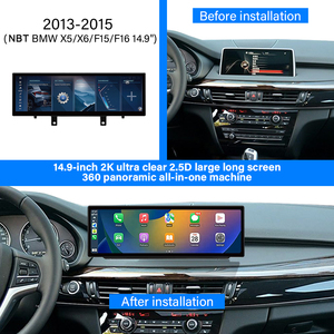 NBT X5 X6 F15 F16 14,9 pulgadas <span class=keywords><strong>Android</strong></span> Pantalla de coche navegación GPS WIFI Carplay <span class=keywords><strong>Android</strong></span> Auto REPRODUCTOR DE DVD para coche para BMW 2013 - 2015 - Product Image 3