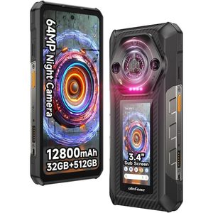 Téléphone robuste Ulefone Armor 30 Pro 5G, écran FHD 6,95 pouces 120 Hz, double écran, 12800 mAh, 66 W, 32 Go + 512 Go, débloqué, Android 14 - Product Image 1