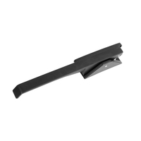 Serrure de porte sans clé en alliage de zinc antidéflagrante avec poignée et corps de verrouillage peint en noir pour chambres d'essai gauche/droite