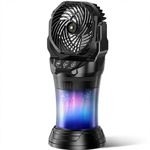 Ventilateurs brumisateurs portables Ocikry, ventilateur brumisateur avec batterie 30000mAh, télécommande, réservoir de 2L, 4 vitesses, modes de brumisation, oscillation, minuterie, chaleur extrême - Product Image 1