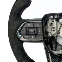 Vente directe d'usine - Volant en fibre de carbone pour Toyota 86 Mark X Hilux N70 N80 Fortuner Land Cruiser avec LED