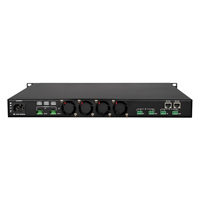 Vason DM2550D 1U 550W2 Processeur audio numérique matriciel à 2 canaux en métal Amplificateur de puissance DSP Réponse en fréquence 20-20kHz XLR