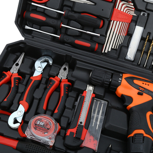 Juego de Herramientas de Destornillador Inalámbrico a Batería de 125 Piezas, Juego de Herramientas Completo en Caja, Juego de Taladro Inalámbrico Profesional - Product Image 5