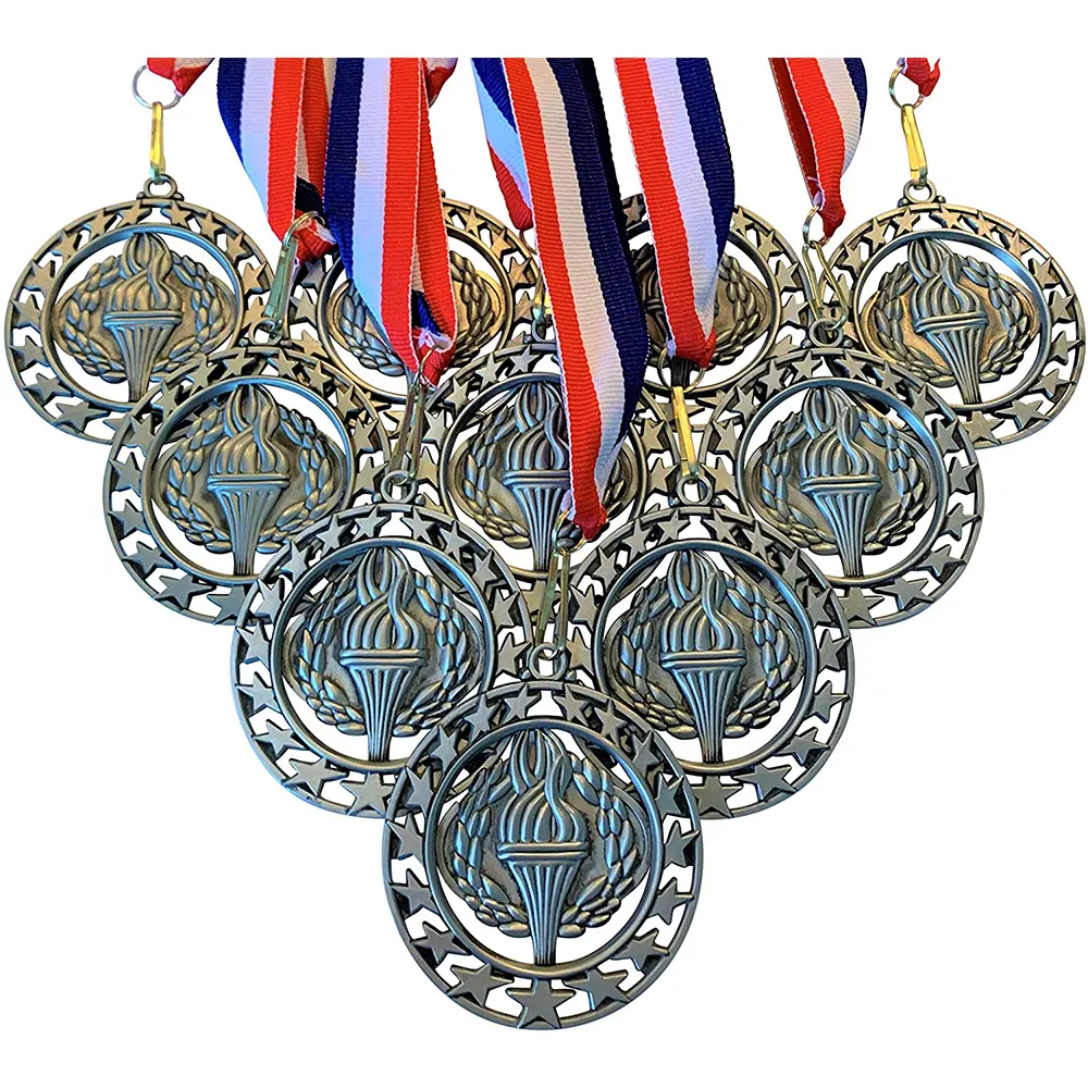Grosir Cina Desain Kustom Medali Angkat Beban Olahraga Trofi dan Medali