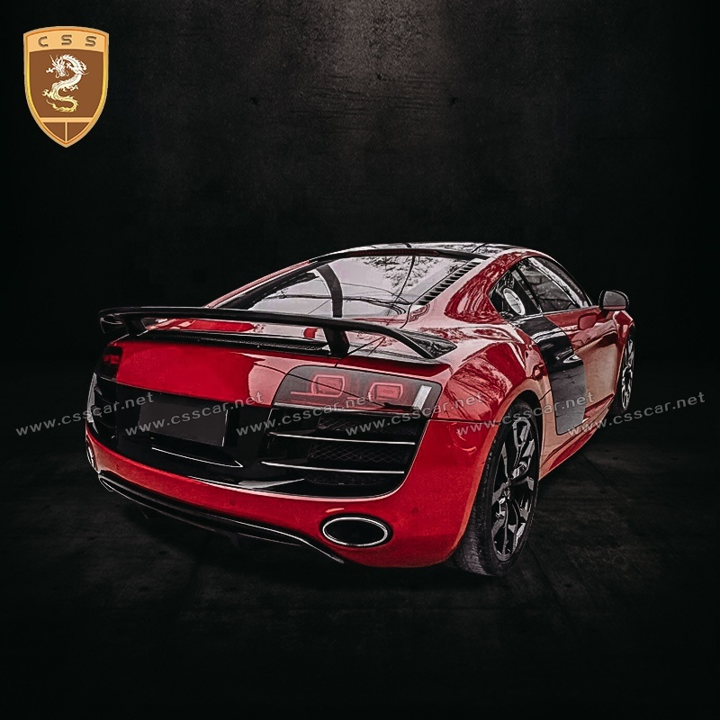 GT Style Aileron Arrière En Fiber De Carbone Aile Pour Adi R8 Spoiler de Coffre Kits De Carrosserie