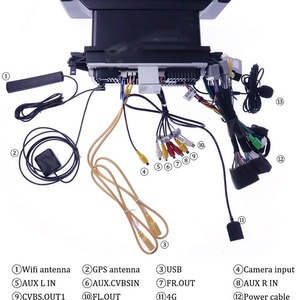 NAVIHUA 12.3 Inch Car DVD Player FM AM MP5 Android Head Unit Auto Stereo Car Radio <b>Monitor</b> GPS Navigation for Acura MDX - Product Image 5