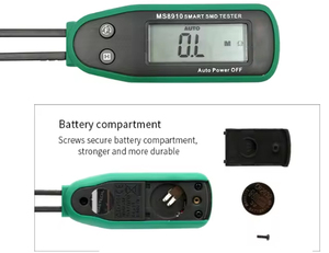 Testeur numérique intelligent portable MS8910 haute résistance IP67 avec reconnaissance automatique des SMD, résistance, capacité, diode, garantie 1 an - Product Image 5