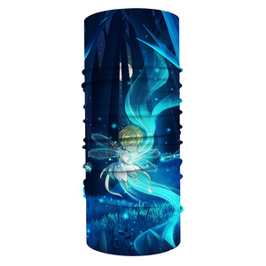 Mascherina estiva da equitazione senza cuciture in seta di ghiaccio con cappuccio magico a righe stampato con stampa digitale protezione solare all'aperto cappa da attività - Product Image 6