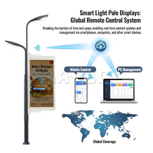 Pantallas LED <span class=keywords><strong>para</strong></span> Postes <span class=keywords><strong>de</strong></span> Luz <span class=keywords><strong>de</strong></span> la Serie LumiPole <span class=keywords><strong>de</strong></span> RAYBO, Pantallas Publicitarias LED <span class=keywords><strong>de</strong></span> Alto Brillo con Clasificación IP65 a Prueba <span class=keywords><strong>de</strong></span> Agua <span class=keywords><strong>para</strong></span> Postes <span class=keywords><strong>de</strong></span> <span class=keywords><strong>Alumbrado</strong></span> Público - Product Image 5