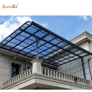 Auvent en aluminium pour balcon, <span class=keywords><strong>terrasse</strong></span> extérieure, abri <span class=keywords><strong>de</strong></span> voiture, auvent <span class=keywords><strong>de</strong></span> protection contre la pluie, toit en polycarbonate, <span class=keywords><strong>couverture</strong></span> <span class=keywords><strong>de</strong></span> <span class=keywords><strong>terrasse</strong></span> - Product Image 6