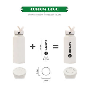 Розовая бутылка для воды из нержавеющей стали - Product Image 6