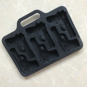 Safran Cool Pistolet Noir Silicone <span class=keywords><strong>Chocolat</strong></span> Moule Silicone Glace Moule Maison DIY Pistolet <span class=keywords><strong>Chocolat</strong></span> Jello Moules <span class=keywords><strong>De</strong></span> Cuisson - Product Image 2