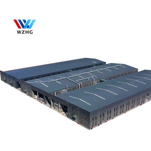 Faible coût Polynésie Française en acier vêtements industriels hangar d'hélicoptère de dépôt en acier structure hangar agricole - Product Image 3