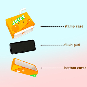 Kit de Sellos de Goma <span class=keywords><strong>para</strong></span> Tela con Impresión Digital Moderna, Impermeable, con Diseño Floral, Logotipo Personalizado, Nombre, <span class=keywords><strong>para</strong></span> Juguetes Infantiles - Product Image 3