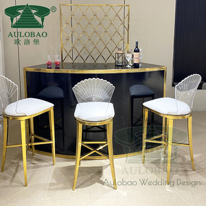 Thiết kế hiện đại màu đen Acrylic tổ chức sự kiện thiết kế quầy bar - Product Image 6