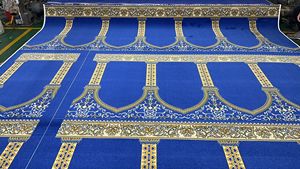 Nuovo Design di <span class=keywords><strong>Tappeto</strong></span> da <span class=keywords><strong>Preghiera</strong></span> da Parete a Parete <span class=keywords><strong>per</strong></span> Moschea, <span class=keywords><strong>per</strong></span> Uso Musulmano - Product Image 4