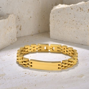 Bracelet en acier inoxydable personnalisé avec logo, vente en gros de haute qualité 2024 - Product Image 6