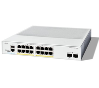 Switch Cisco C1300-16FP-2G Empresarial de 1U para Montaje en Rack con 4 Puertos SFP+ de 10G y Acceso PoE