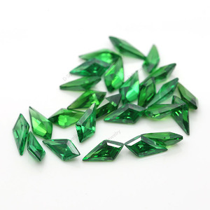 Bán Sỉ Đá Quý Đá <span class=keywords><strong>CZ</strong></span> Tổng Hợp Màu Xanh Lá Cây Đá Quý Đá Khối Lập Phương Hình Diều Màu Ngọc Lục Bảo Lỏng Lẻo Cho Trang Sức - Product Image 6