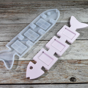 Bricolage goutte à goutte colle moule océan style <span class=keywords><strong>bateau</strong></span> <span class=keywords><strong>ancre</strong></span> poisson os cadre <span class=keywords><strong>photo</strong></span> silicone moule salon tenture murale <span class=keywords><strong>d</strong></span>écoration - Product Image 1