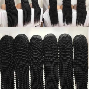 Pelucas de Cabello Humano con Frente de Encaje de Onda Profunda 13x4, Pelucas Brasileñas de Cabello Humano, 200% de Densidad, Pre-Arrancadas para Mujeres - Product Image 6