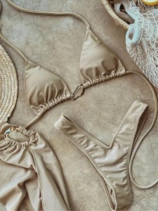 New Design Bathing Suits Sexy <strong>Swimming</strong> Suit Women Swimwear Three Pieces Bikini Set <strong>With</strong> <strong>Skirt</strong> - Product Image 6