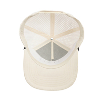 Nouveau Style personnalisé 5 panneaux broderie Logo casquette de Baseball sportif 100% Polyester évent découpé au Laser trou chapeau