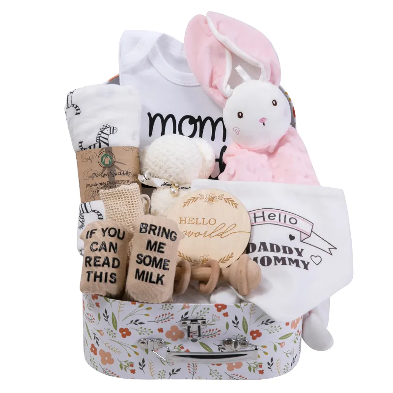 Coffret cadeau pour bébé et coffret cadeau pour nouveau-né garçons et filles