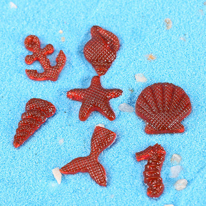 Colorful Resin Starfish And <b>Shell</b> <b>Ornaments</b> For Phone Case Decoration Craft Supplies Wholesale - Product Image 4