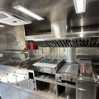 Remorque alimentaire entièrement équipée, remorque de concession pour boissons et en-cas, chariot mobile pour café, jus et restauration rapide pour les services de traiteur de rue