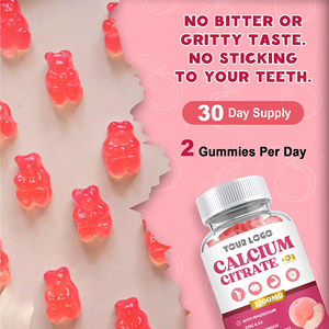 Gomitas de Citrato de <span class=keywords><strong>Calcio</strong></span> 1200mg D3 con <span class=keywords><strong>Magnesio</strong></span> <span class=keywords><strong>y</strong></span> <span class=keywords><strong>Zinc</strong></span>, OEM/ODM, Apoyo Inmunológico, <span class=keywords><strong>Beneficios</strong></span> Antioxidantes, Certificación Halal, Botellas de 60 Unidades - Product Image 3