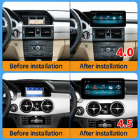 Autoradio Android 14 10,25''/12,3'' pour Benz GLK X204 NTG4.0, 8+128 Go, CarPlay/Android Auto sans fil, GPS